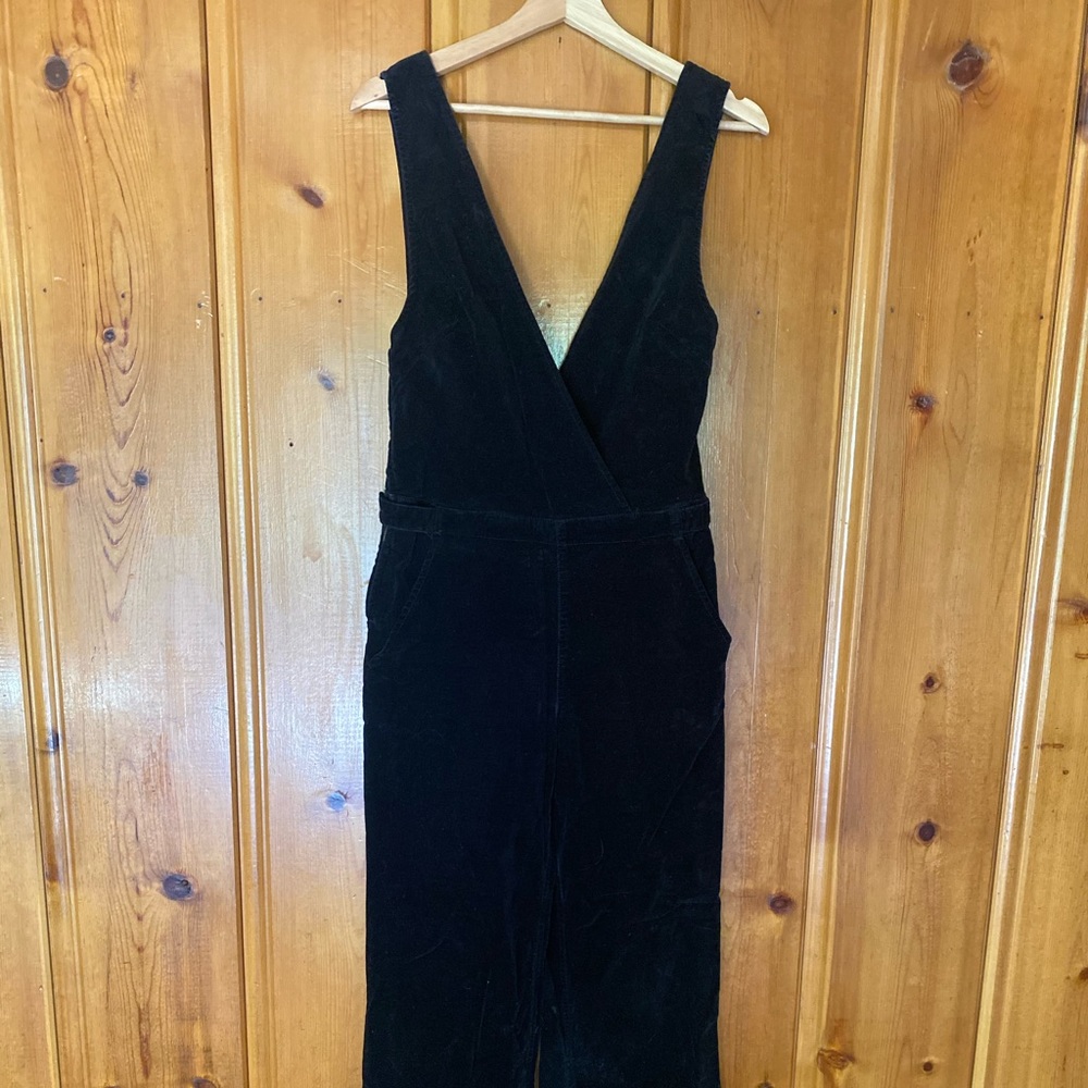 Free People Velour Jumpsuit